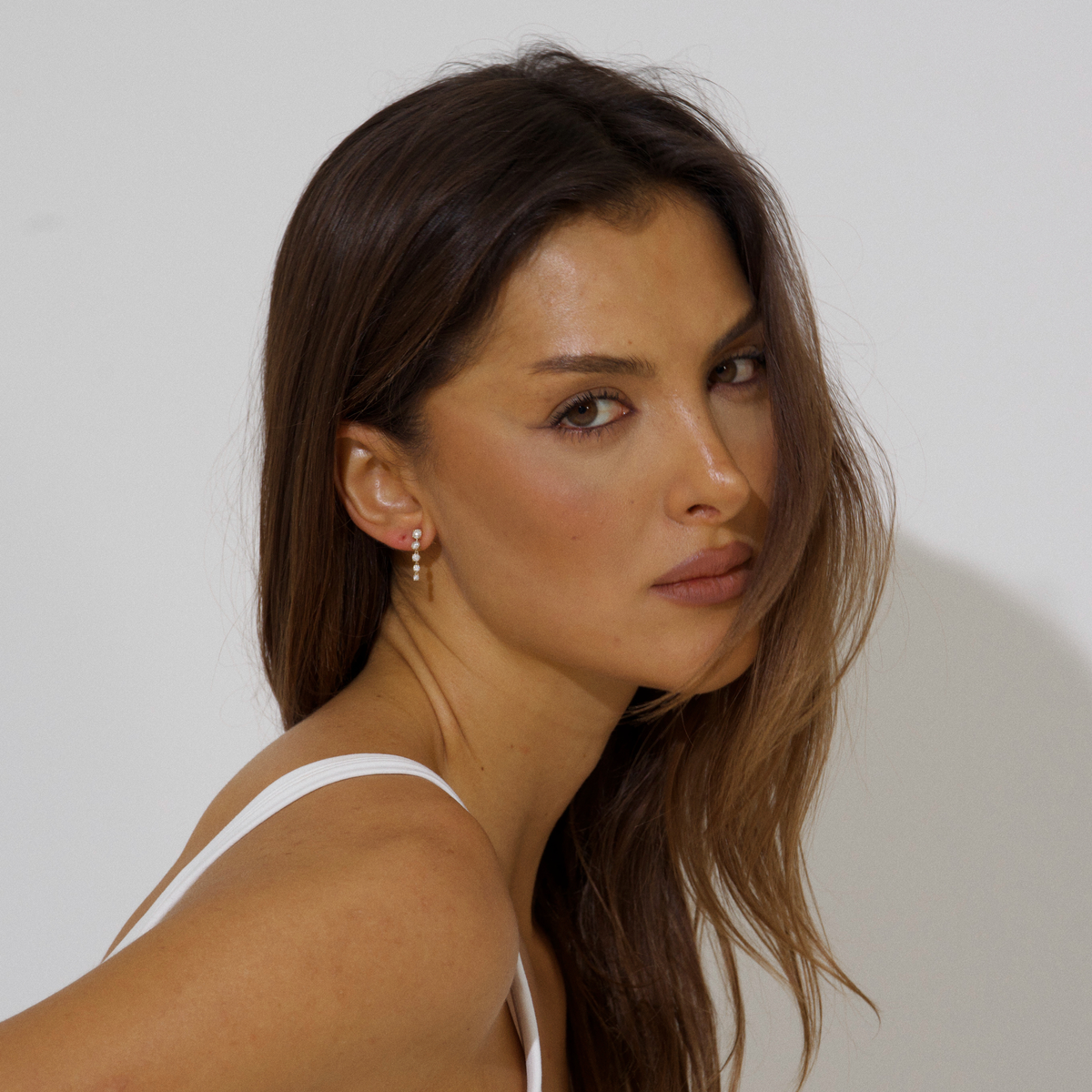 Elva - Drop Lab Diamond Earrings