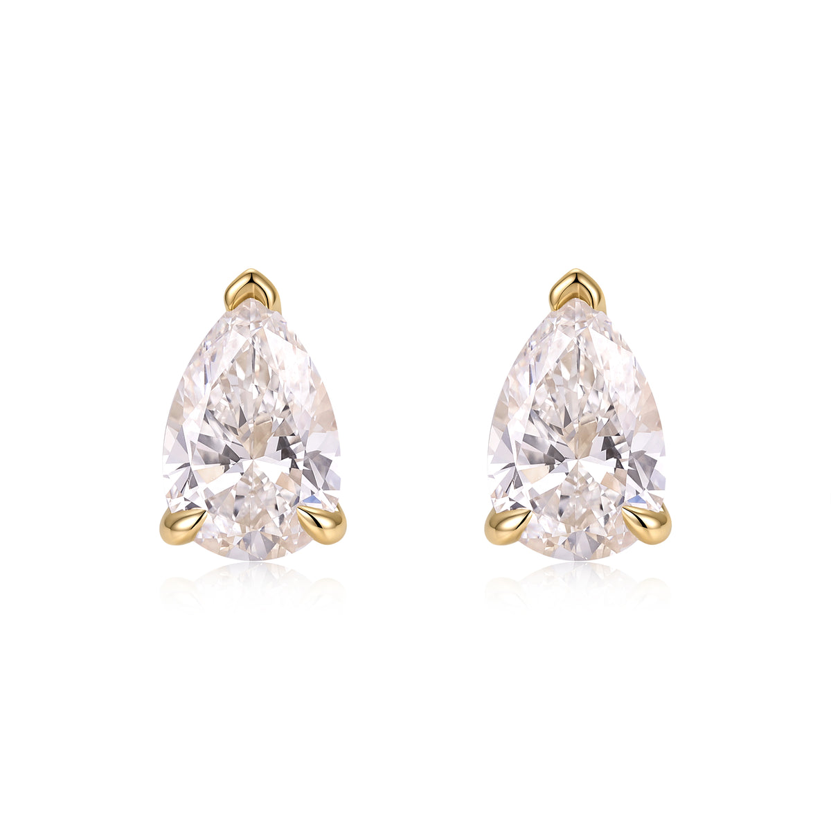 Perrine - Pear Lab Diamond Studs