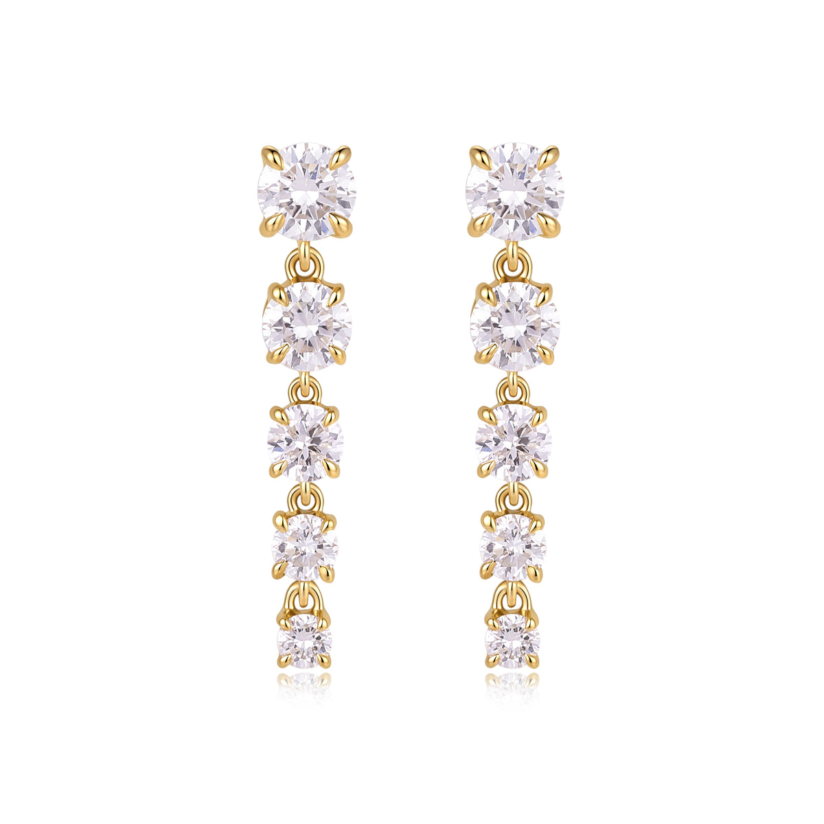 Elva - Drop Lab Diamond Earrings